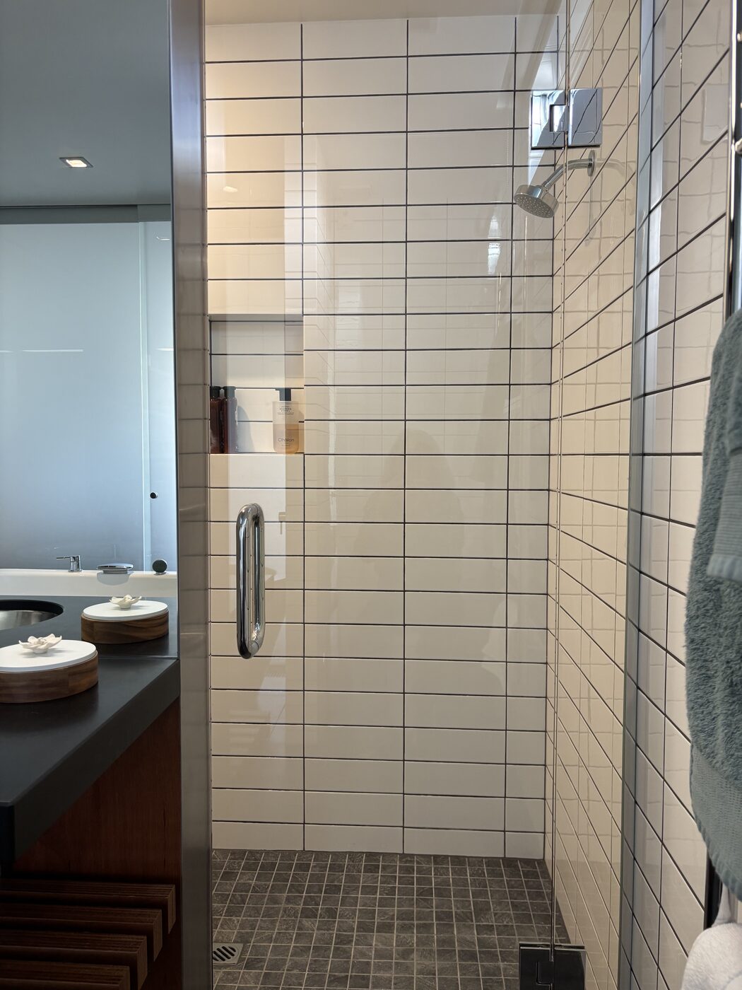 The Arrow — walk-in shower